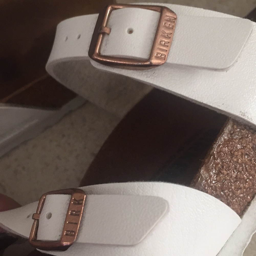 White BIRKENSTOCK sandals💟